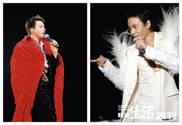 在2000 年"热情演唱会"上,法国设计师让·保罗·高缇耶为张国荣设计了
