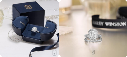 一生挚爱只此唯一harrywinston海瑞温斯顿theone系列枕形切工订婚钻戒